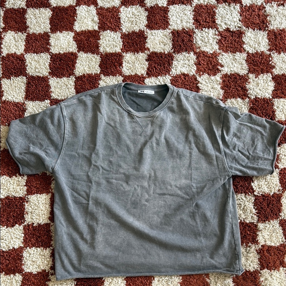 Zara Oversized Crewneck T-Shirt